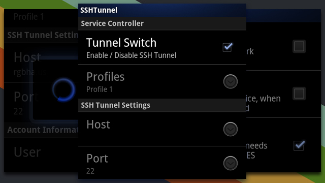 route all Android traffic through a secure tunnel
