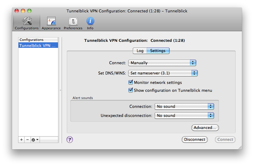 Free tunnelblick vpn configuration