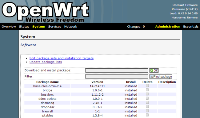 openwrt firmware